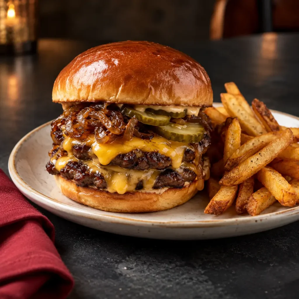 Urban Smash Burger ve çıtır patates